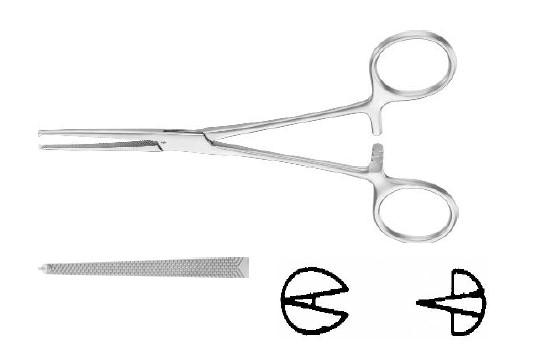 ДІКСОН-ЛОВІЛЕК АРТЕР. ЗАТИСКАЧ. 1X2ЗУБ ПРЯМИЙ 160